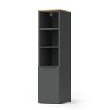 Vicco Wido meuble – 30,2 x 120 cm avec une porte anthracite/sonoma