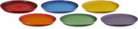 Le Creuset Vancouver Dinerborden Coupe 27 cm Regenboog Kleuren Set Van 6