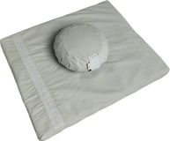 Samarali Meditatieset – Meditatiemat & meditatiekussen – 100% Katoen – Zafu & zabuton – Yoga zitkussen met boekweitkaf vulling – Ergonomisch ontwerp – Duurzaam geproduceerd