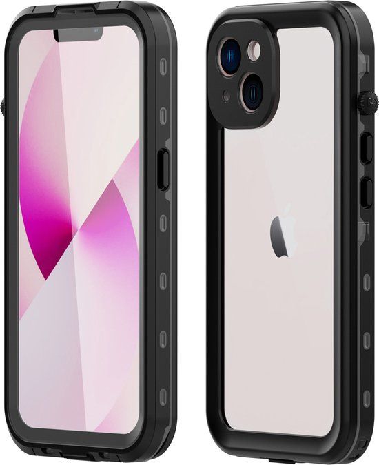 Redpepper Dot Plus Waterproof Backcover geschikt voor Apple iPhone 14 Plus - Zwart
