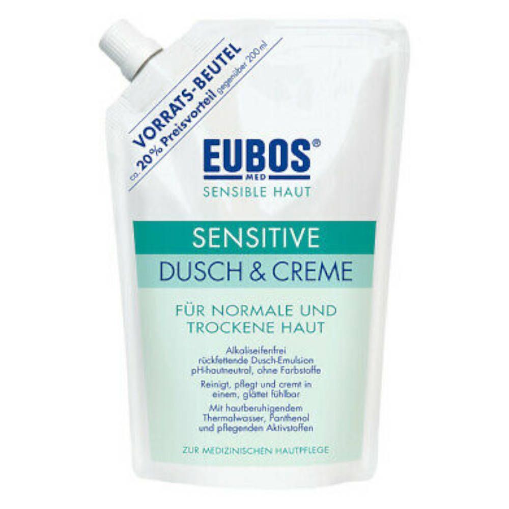 Eubos Eubos Sensitive Douchecrème Navulling 400 ml