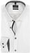 OLYMP No. 6 Six super slim fit overhemd - mouwlengte 7 - popeline - wit - Strijkvriendelijk - Boordmaat: 44