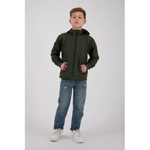 Vingino kids regenjas Thyfoon armygroen