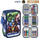 Marvel The Avengers Etui - Drie vakken - Pennenzak - Blauw