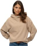 Superdry Studios hoodie Dames Licht Taupe