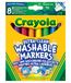 Crayola Ultra Clean Viltstiften - 8 stuks - Kegelpunt