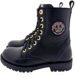 Develab 47188 veterboots zwart maat 32