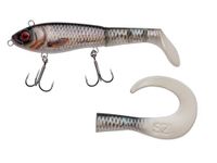 Abu Garcia Svartzonker McHybride snoekaas, Swimbait hybride aas met hard lichaam en zachte paddle, biedt een reservestaart