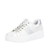 Remonte D1c10 mocassin voor dames, Platina zilver, 38 EU