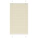 vidaXL Plissé Rolgordijn 70x150 cm Polyester Crème