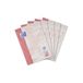 Oxford Recycling schoolblok A4 geruit met rand links en rechts, liniatuur 28, 50 vellen, 5 stuks
