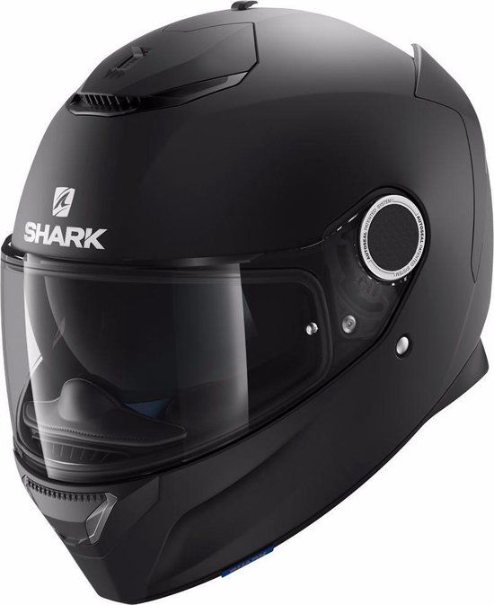 Shark SPARTAN 1.2 BLANK Motorhelm integraalhelm Mat - Maat XL