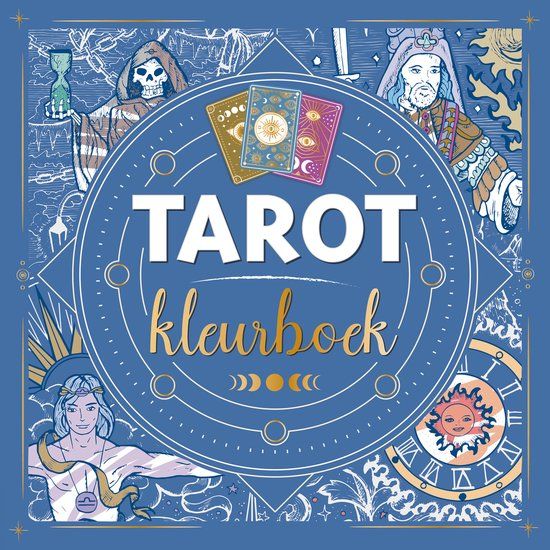 Tarot Rebo Productions Tarot kleurboek (Hardcover, 48 pagina's, 19 augustus 2024)