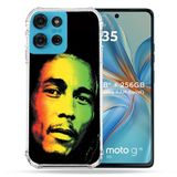 Cokitec Motorola G75 5G Music Bob Marley 2 Versterkte hoes