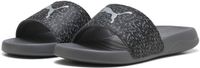 PUMA Popcat 20 Feline Dames Slippers - Soft Taupe-Chocolate Fondue-PUMA Gold