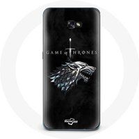 Maniacase Samsung Galaxy A5 2016 Hoesje Game of Thrones Seizoen 8 De IJzeren Troon Huis Stark Logo Winter is coming
