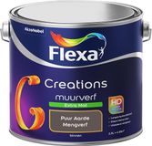 FLEXA Creations Muurverf - Extra Mat - Puur Aarde - 2,5 liter