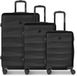 Smartbox Edition 03 4 wielen Kofferset 3-delig - Harde bagage - Combinatieslot - black