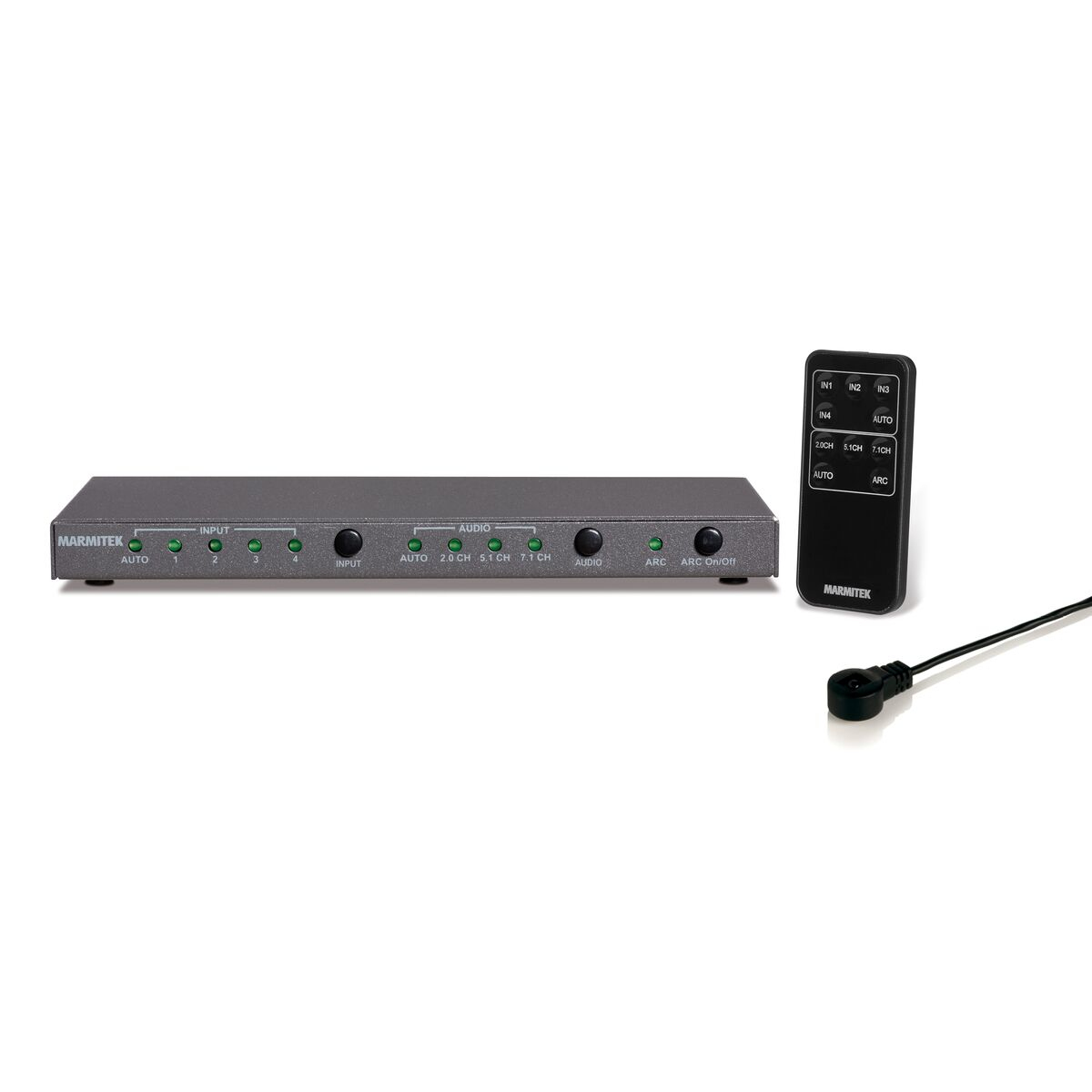 Marmitek Connect 621 UHD 2.0 - HDMI switch 4K 60Hz - 4 in / 1 uit