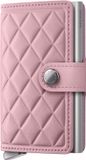 Secrid Miniwallet Emboss Diamond Rosa Leder