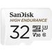 SanDisk High Endurance 32GB microSDHC - Class 10, UHS-I, V30 with SD Adapter