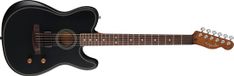 Fender Acoustasonic Standard Telecaster, noir RW