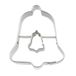 Staedter Bell klokvorm uitsteekvorm, zilverkleurig, 5 cm