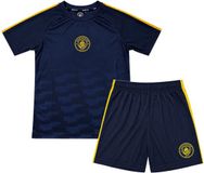 Official Fanwear State of Football Manchester City Uit Tenue 26/27 Kinderen Donkerblauw/Geel
