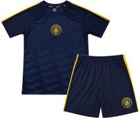 Official Fanwear State of Football Manchester City Uit Tenue 26/27 Kinderen Donkerblauw/Geel