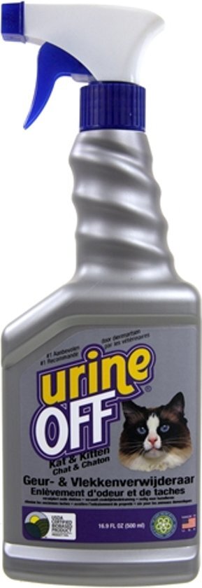Urine Off Geur en Vlekverwijderaar - Kat - Spray - 500 ml