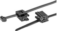 HellermannTyton 156-03219 T50ROSEC5A-PA66W-BK Kabelbinder met clip 200 mm 4.6 mm Zwart 100 stuk(s)