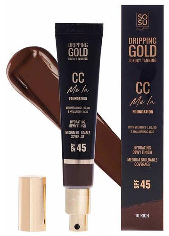 Dripping Gold Sosu CC Me In Foundation 10 Rich | SPF45