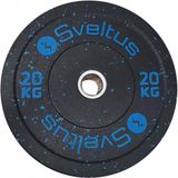 Sveltus disque de poids olympique caoutchouc 20 kg noir