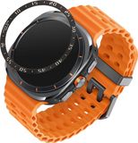 kwmobile Beschermende Ring geschikt voor Samsung Galaxy Watch Ultra 47mm Fitness Tracker - Bezel Ring voor smartwatch - Beschermring voor smartwatch in zwart / zilver.
