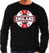 Bellatio Decorations Have fear England is here sweater met sterren embleem in de kleuren van de Engelse vlag - zwart - heren - Engeland supporter / Engels elftal fan trui / EK / WK / kleding S