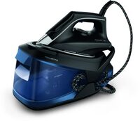 Rowenta Powersteam VR7360 Hogedruk-strijkstation 6,2 bar, stoomstoot 340 g/min, constante stoom vermogen 120 g/min MicroSteam zool met 1,7 l reservoir en eco-modus, voor alle textiel