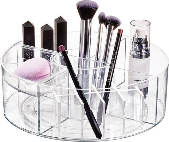 iDesign Draaiplateau voor make-up en cosmetica - Transparant