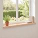 vidaXL - Raamprofielen - 2 st - Naturel - 160 x 25 x 2 cm - Massief beukenhout