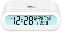 LogiLink SC0121W Wekkerradio FM USB Voelbare toetsen, Wekfunctie Wit