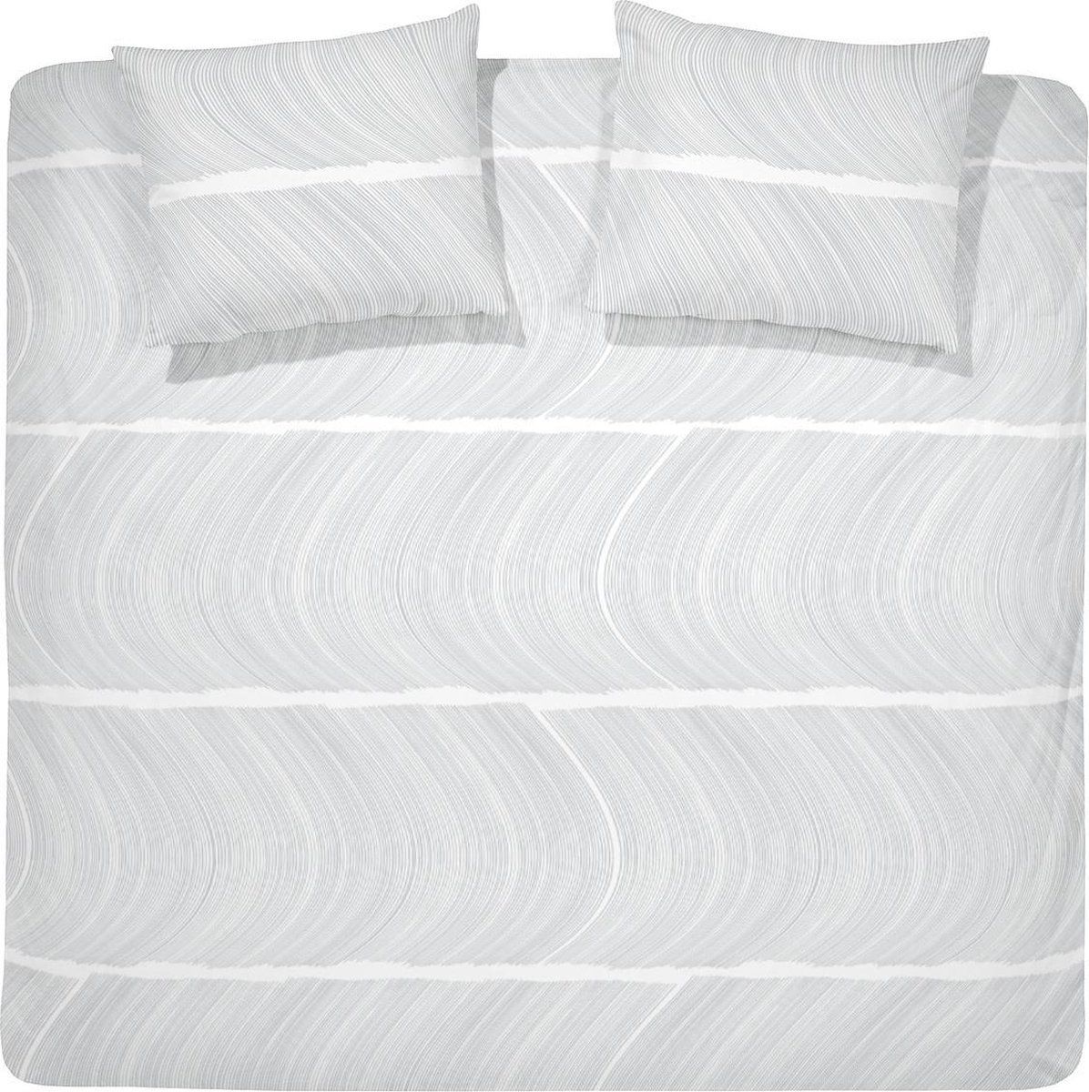Damai Ocean Dekbedovertrek - Tweepersoons - Satijn - 200x200/220 cm - Wit