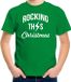 Shoppartners Bv T-shirt de Noël - vert - pour enfants - KRocking this Christmas - Vêtement de Noël / Tenue de Noël - manches courtes 140/152