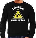 Bellatio Decorations Apres ski sweater heren - zwart - S