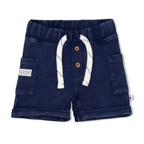 Feetje jog denim short Sssiesta marineblauw