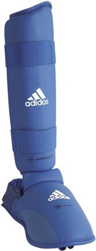 Adidas WKF Scheenbeschermer met Verwijderbare Voet Blauw Extra Small