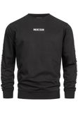 INDICODE JEANS Sweatshirt 'Korbin' zwart / wit