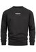 INDICODE JEANS Sweatshirt 'Korbin' zwart / wit