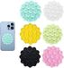 Support de téléphone en silicone sans marque, 6 pièces - Ventouse pour téléphone portable - Support de téléphone multifonctionnel