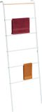 Relaxdays Handdoekladder Wit Metaal 160.5x55.5 cm