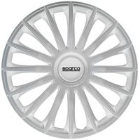 Sparco Torino Wieldoppenset 13-inch - Zilver - 4-Delig