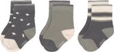 Lässig GOTS Anthracite/Olive Maat 15-18 3 Stuks Sokjes